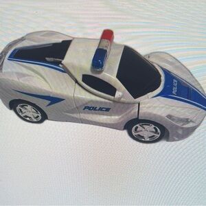 Police Toy Car with Blue and Red Accents